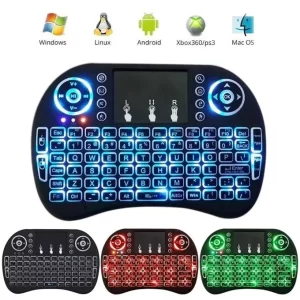 Backlit wireless keyboard