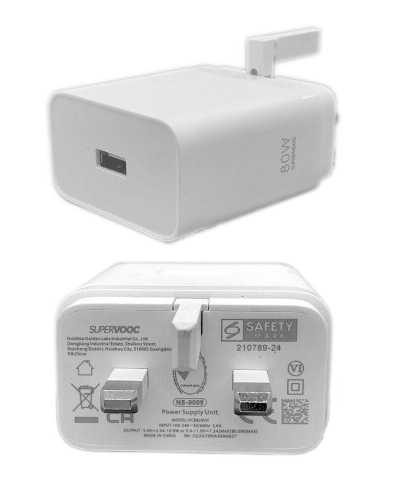 Oppo 80w  super ultra fast charger